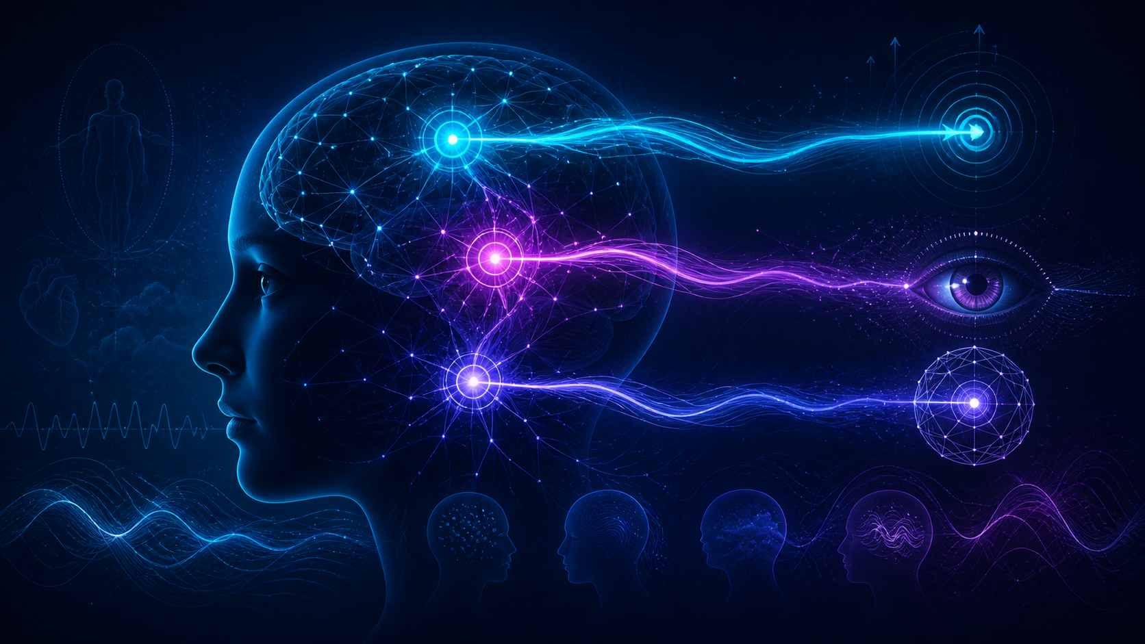 Metaphorical illustration of attention networks and temperament